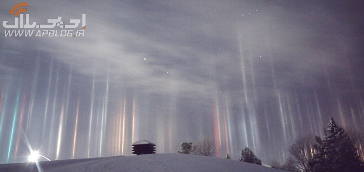 Read more about the article مشاهده‌ی ستون‌هایی مرموز از نورهای رنگارنگ در آسمان کانادا